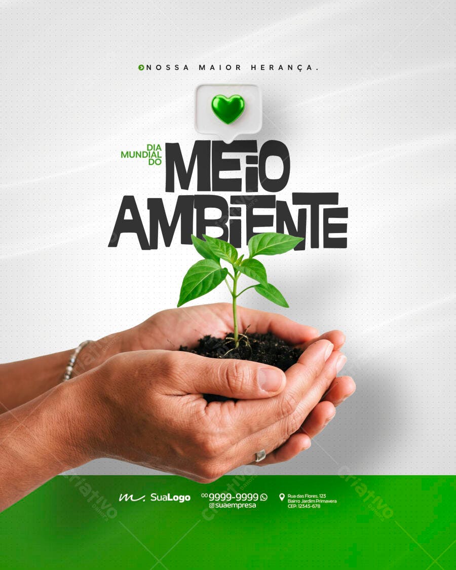 Post Dia Mundial do Meio Ambiente PSD Editável