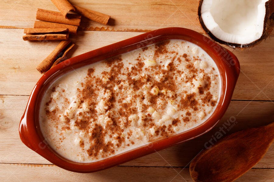 Foto Curau de Milho Doce com Canela e Coco Festa Junina