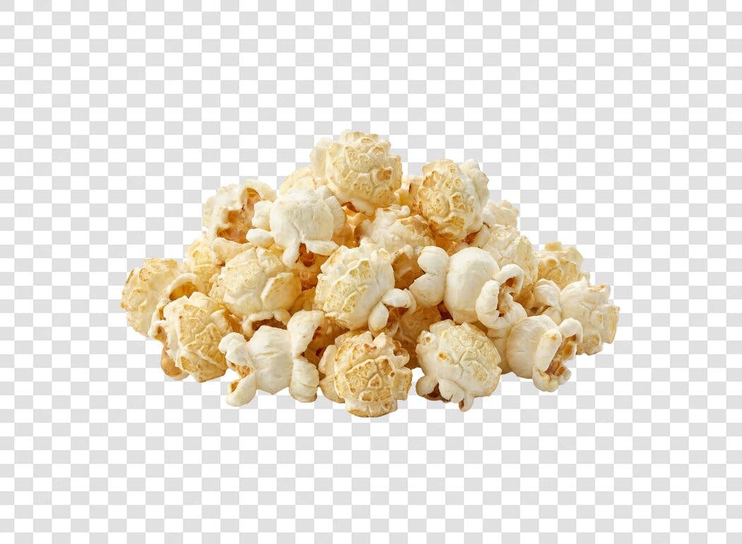 Foto Recortada Pipoca Cinema Salgada PNG Fundo Transparente