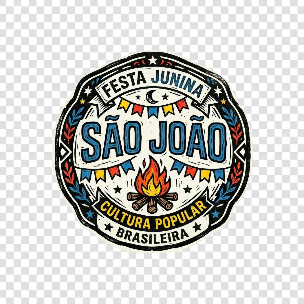 Ilustração São João Festa Junina Junho PNG Fundo Transparente