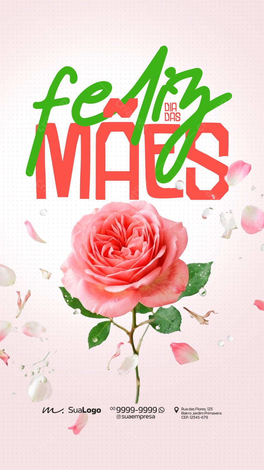 Story Dia das Mães Floricultura PSD Editável