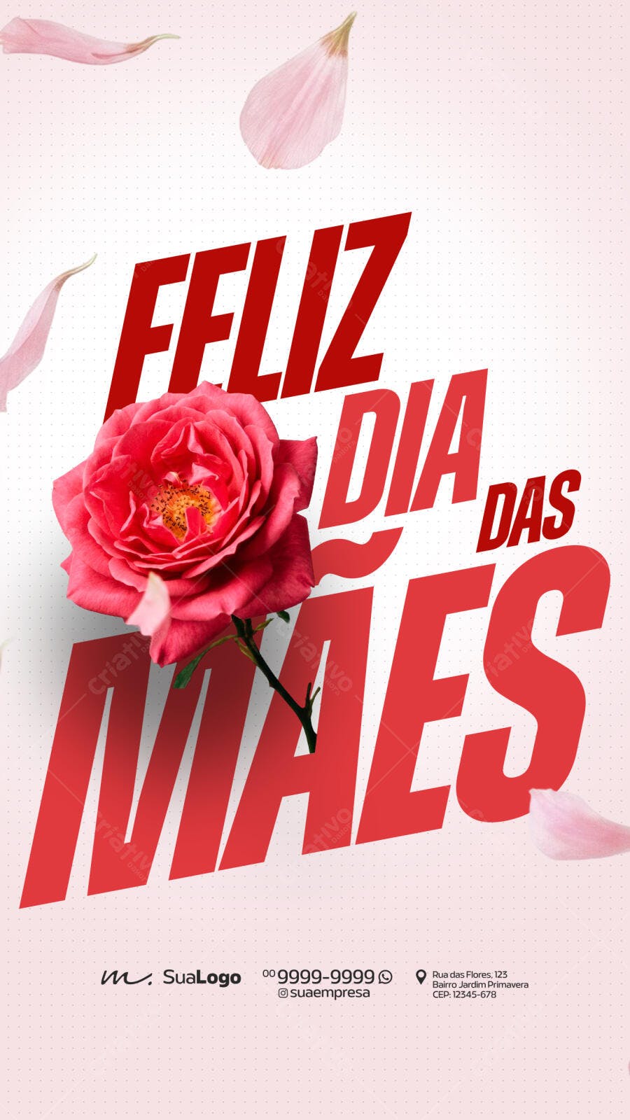 Story Dia das Mães Floricultura PSD Editável