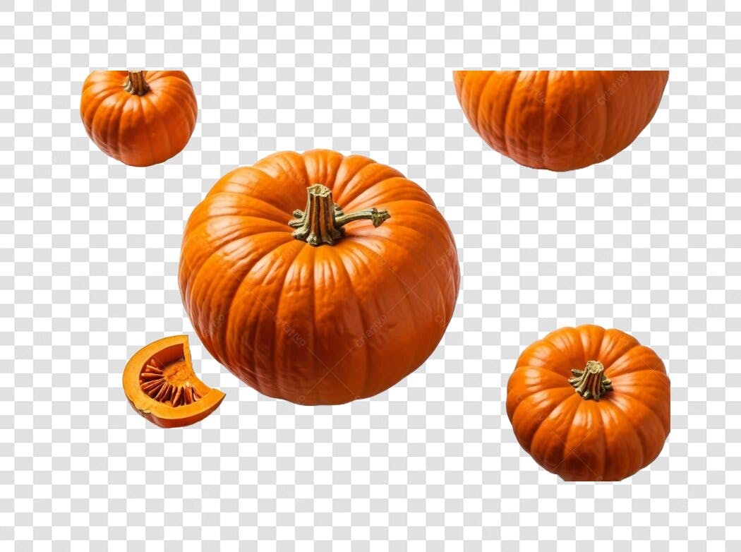Foto Recortada Abóboras Halloween 31 Outubro PNG Fundo Transparente