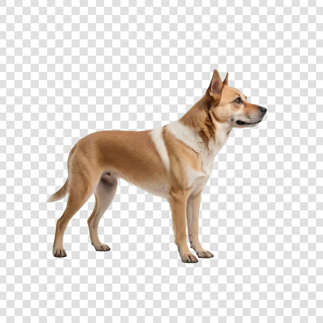 Foto Recortada Cachorro Caramelo Branco PNG Fundo Transparente