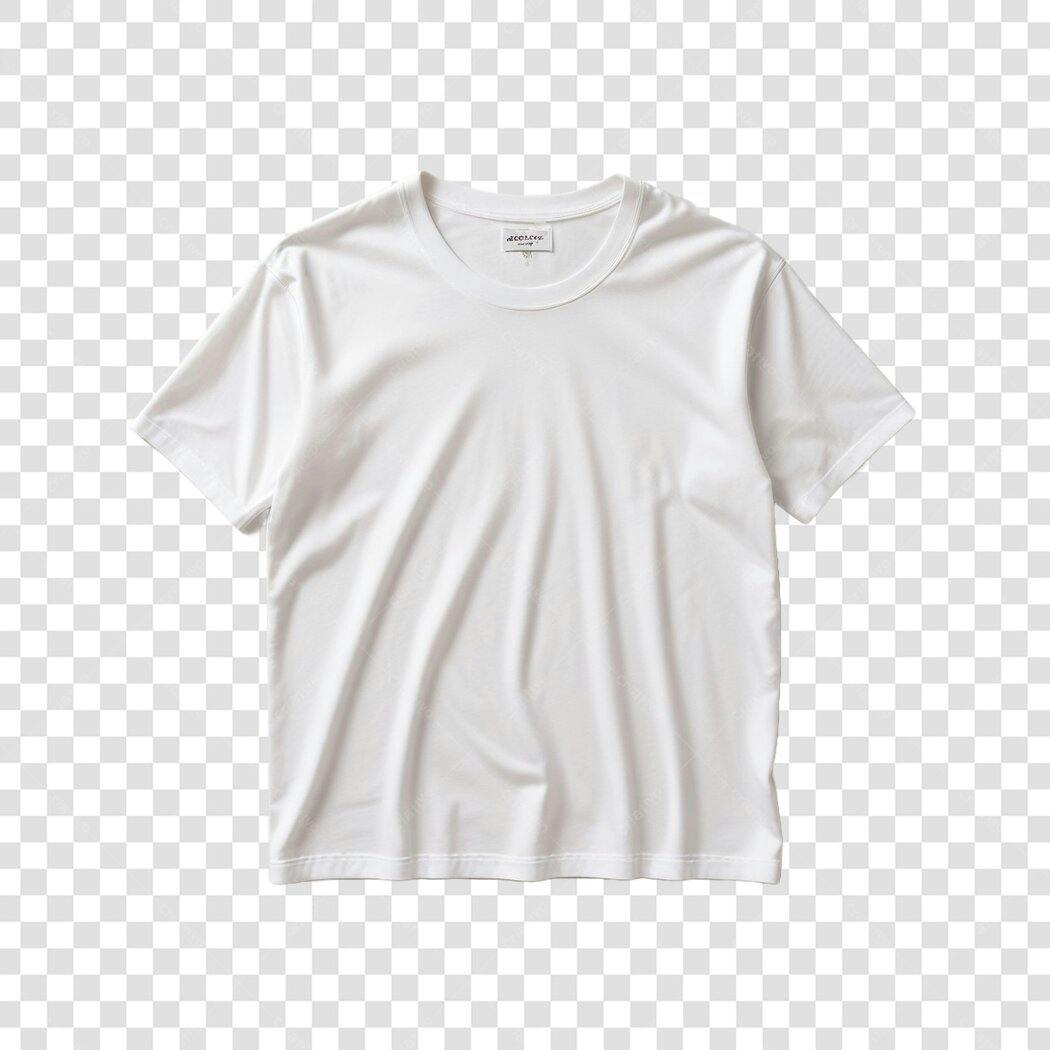 Foto Recortada Camiseta Branca Lisa Roupa PNG Fundo Transparente