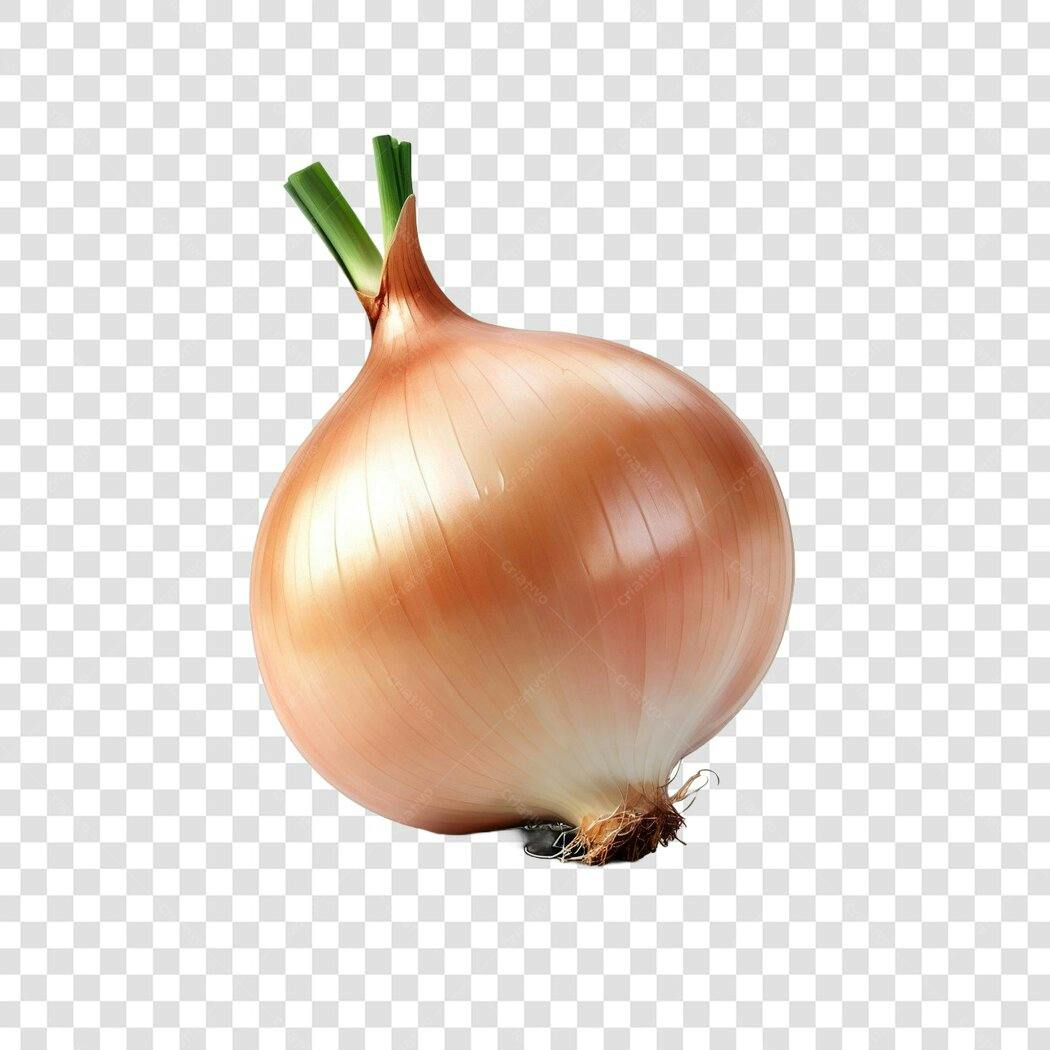 Foto Recortada Cebola Fresca Alimento PNG Fundo Transparente