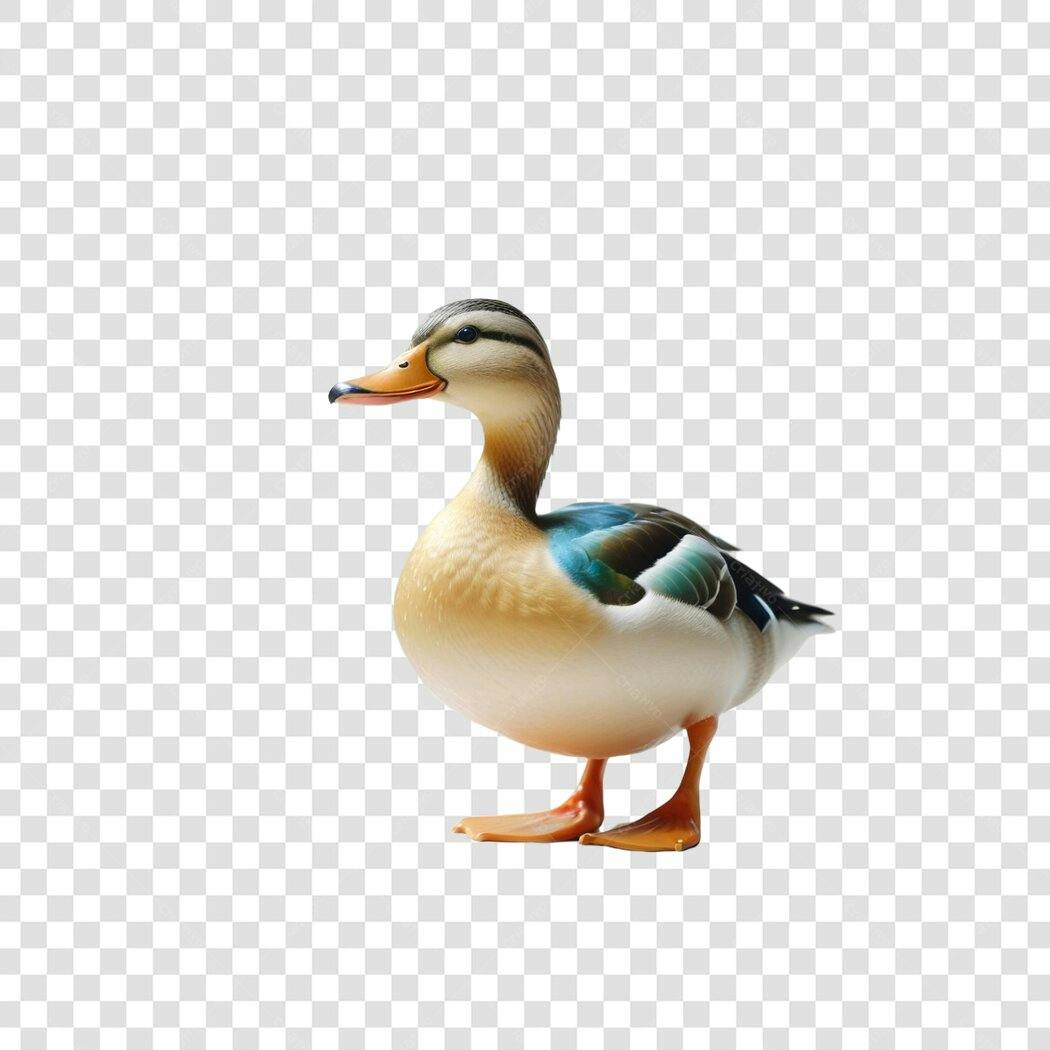 Foto Recortada Pato Marreco Animal PNG Fundo Transparente