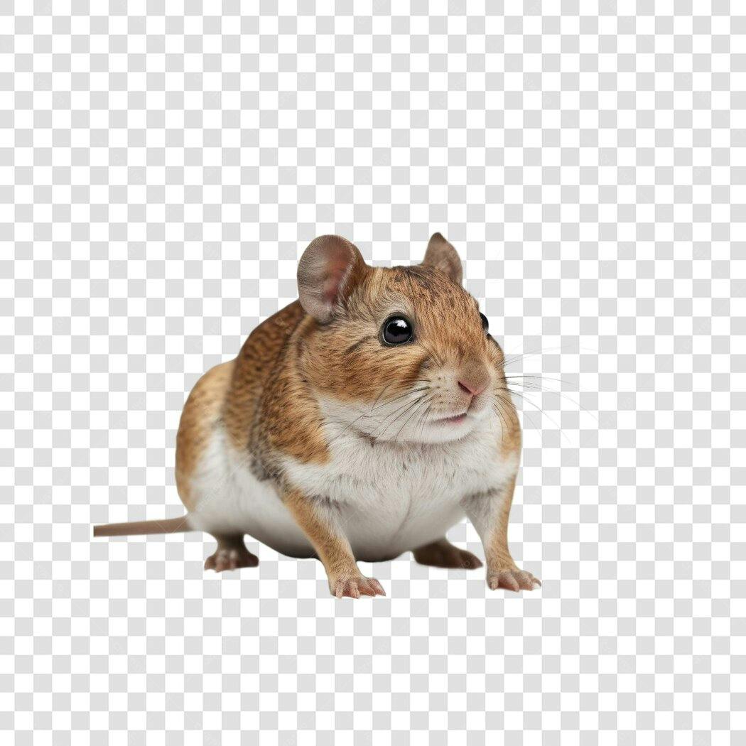 Foto Recortada Rato Roedor Pequeno PNG Fundo Transparente