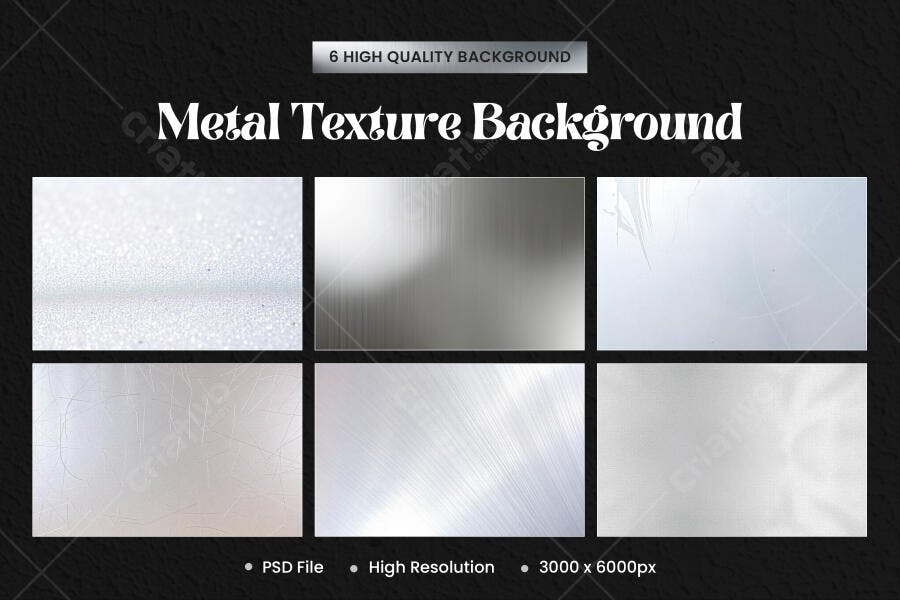 Textura Metal Escovado e Polido Cinza para Fundo e Design