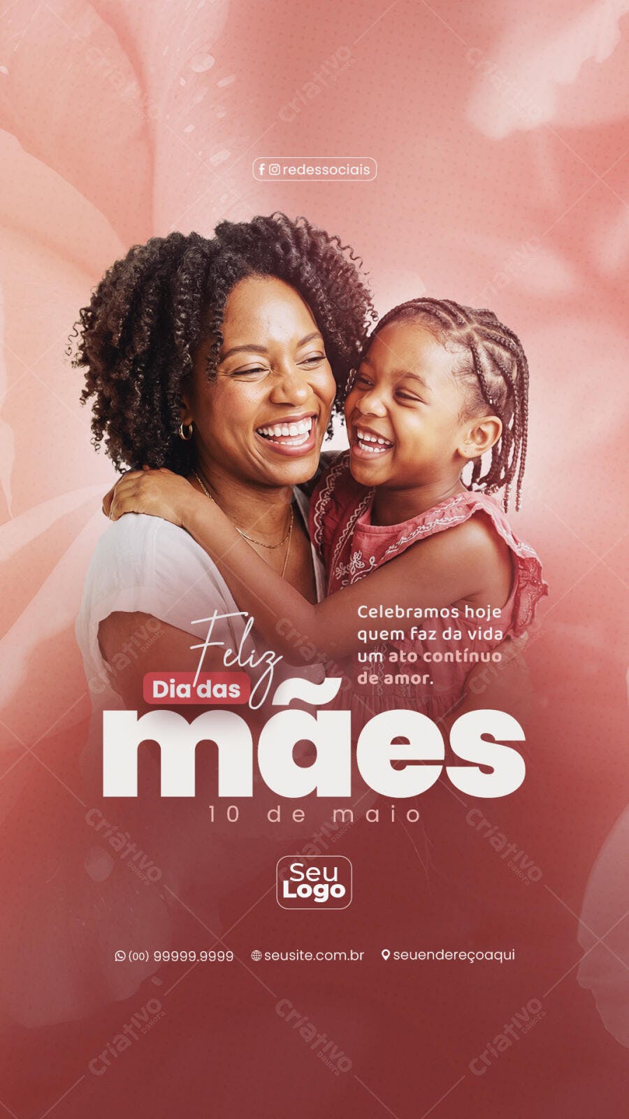 Story Dia das Mães 10 de Maio PSD Editável