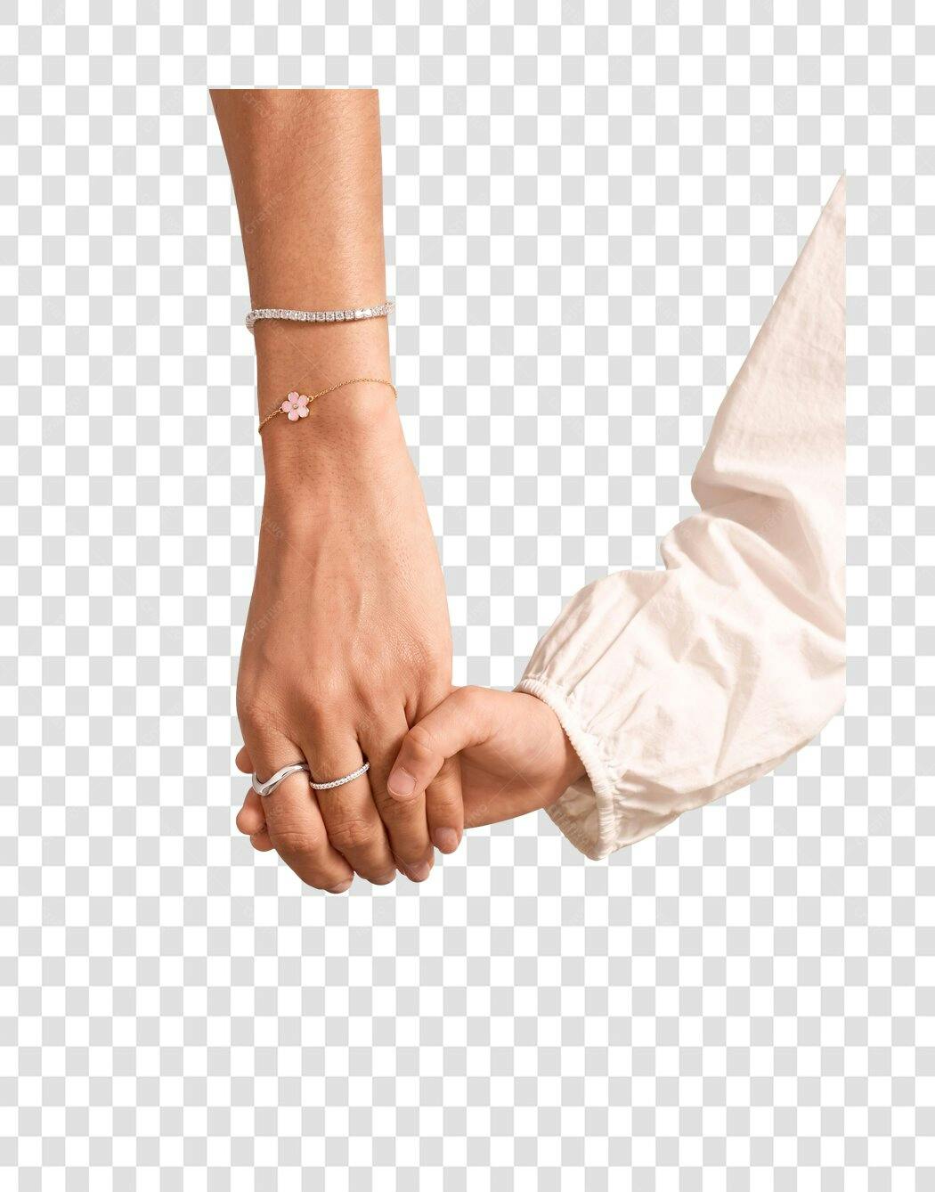 Foto Recortada Mãos Mãe e Filho Dia das Mães Maio PNG Fundo Transparente