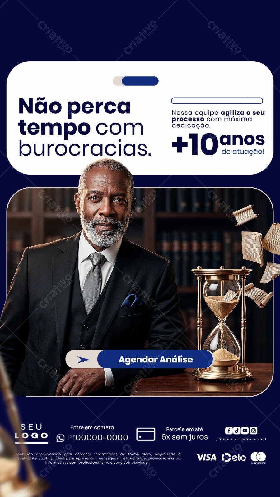 Story Instagram Advocacia Consultoria Jurídica PSD Editável