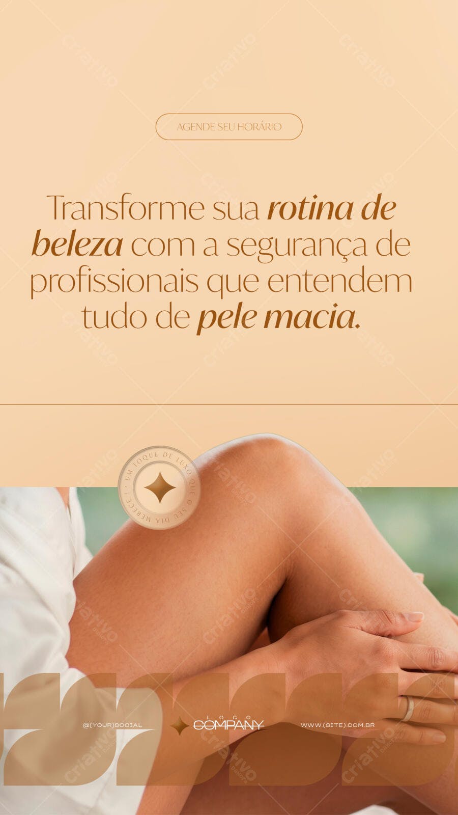 Story Instagram Rotina Beleza Skincare PSD Editável