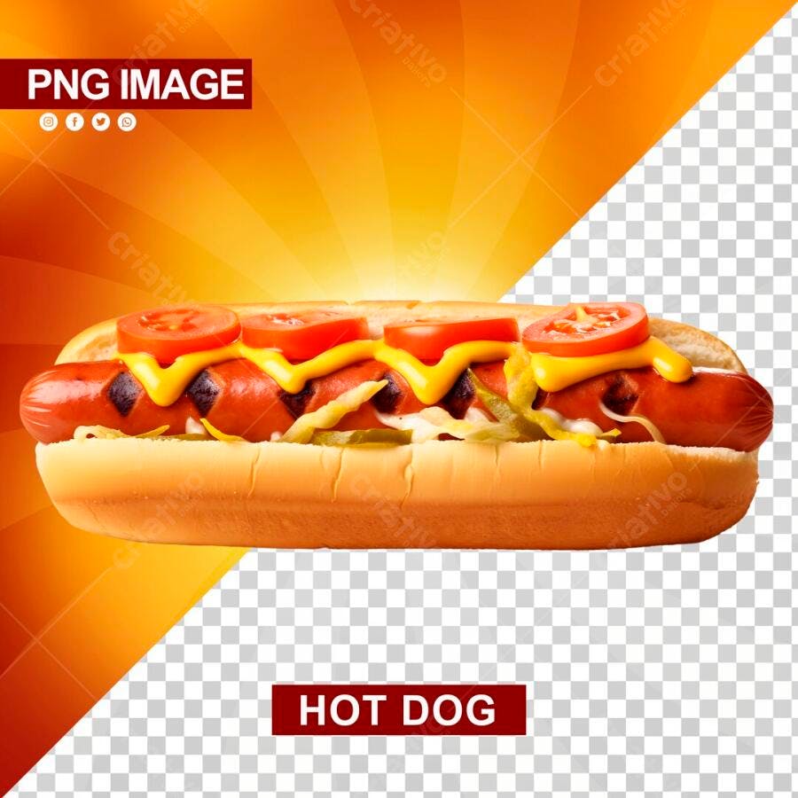 Hot Dog Lanchonete Fast Food PNG Imagem
