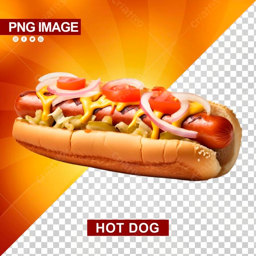 Hot Dog Lanchonete Fast Food PSD Editável