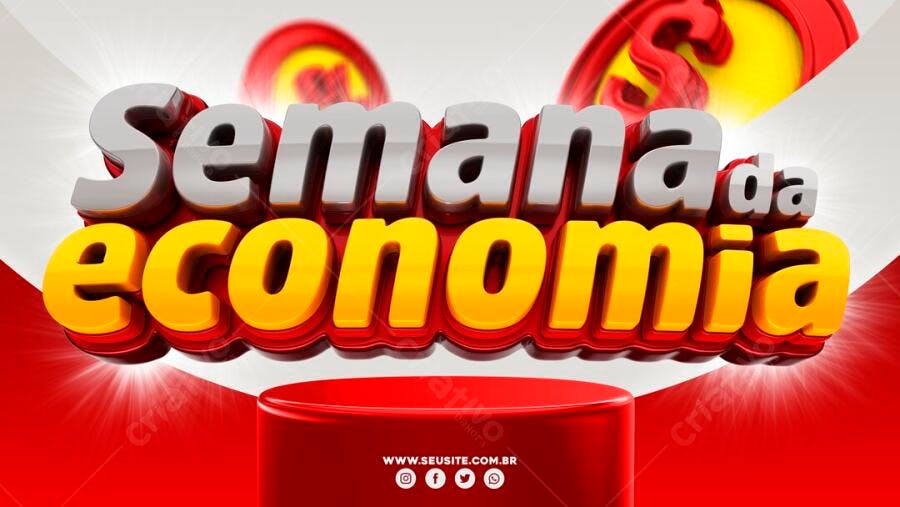 Post Instagram Semana da Economia PSD Editável
