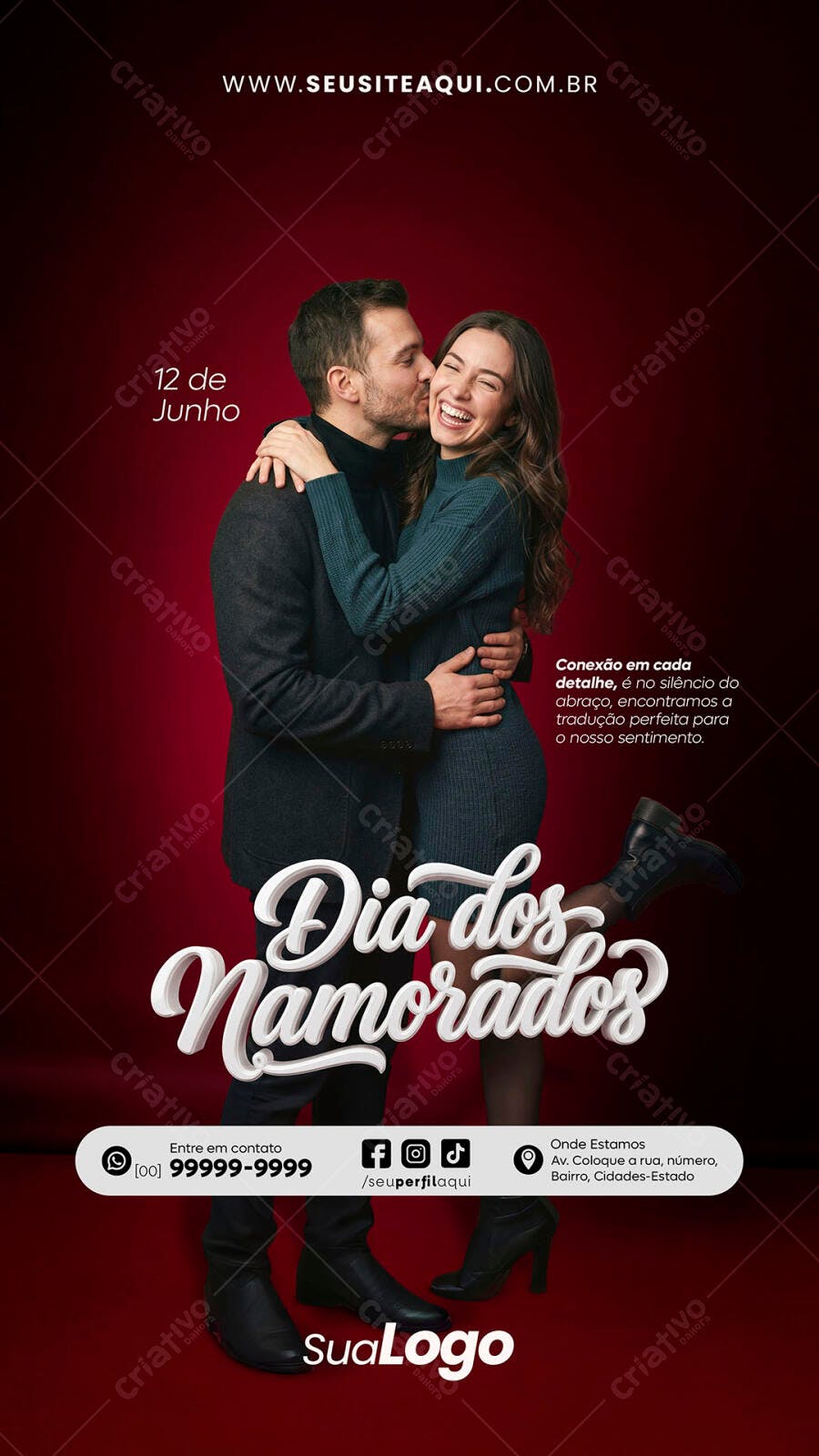 Story Dia dos Namorados 12 de Junho PSD Editável