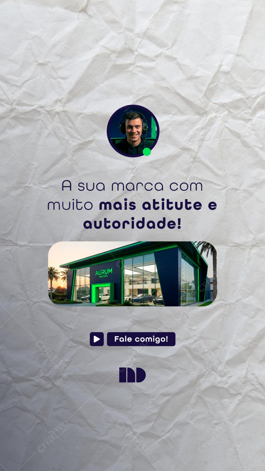 Story Instagram Marketing Digital PSD Editável