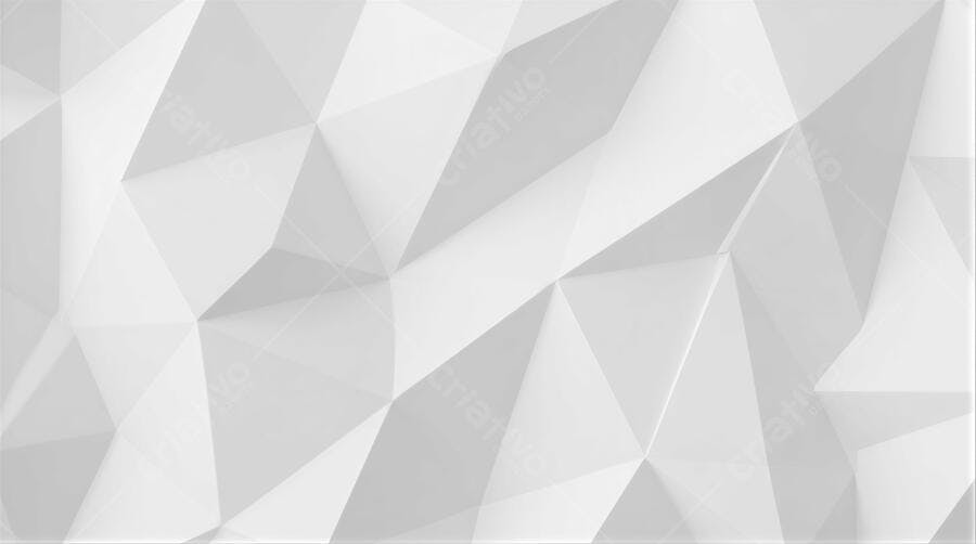 Foto Fundo Abstrato Branco Poligonal Geométrico 3D