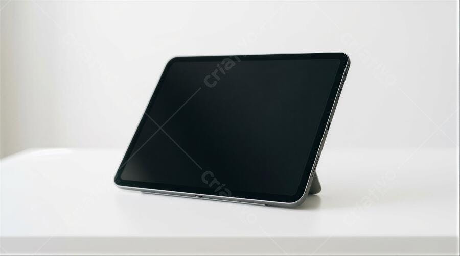 Foto Tablet Fundo Branco Clean Mockup Digital