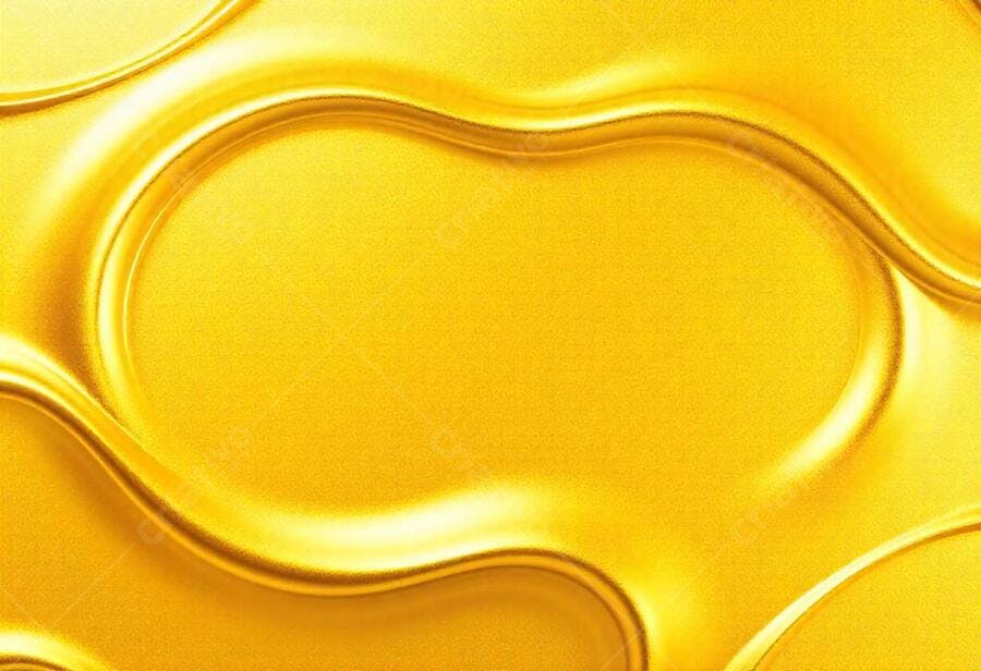 Foto Abstrata Dourada Ondas Brilhantes Fundo Texturizado