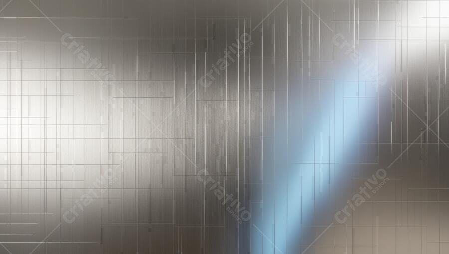 Foto Fundo Abstrato Tecnológico Grades Metálicas Azul Cinza