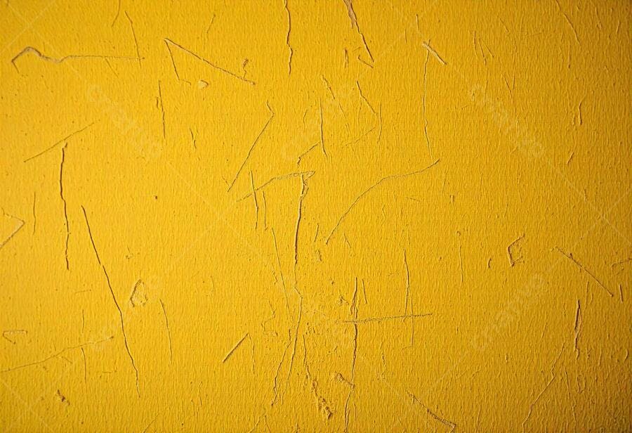 Foto Textura Amarela Desgastada Fundo Abstrato