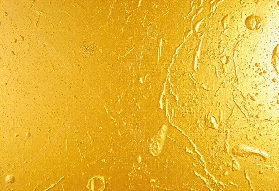 Foto Textura Dourada Abstrata Brilhante com Gotas