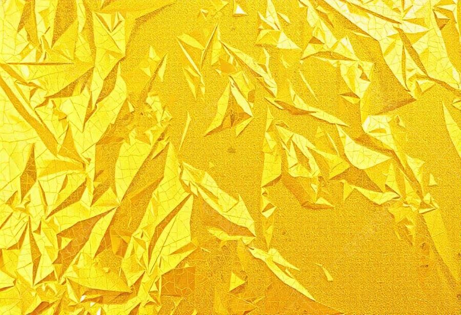 Foto Textura Dourada Amassada Brilhante Abstrata Fundo