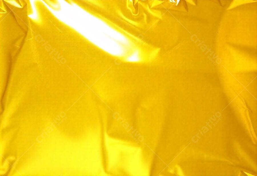 Foto Textura Dourada Metalizada Amassada Brilho Fundo Abstrato