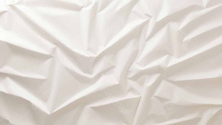 Foto Textura Papel Amassado Branco Abstrato Fundo