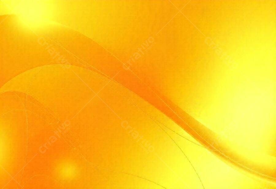 Fundo Abstrato Amarelo Laranja Gradiente Ondas Suaves