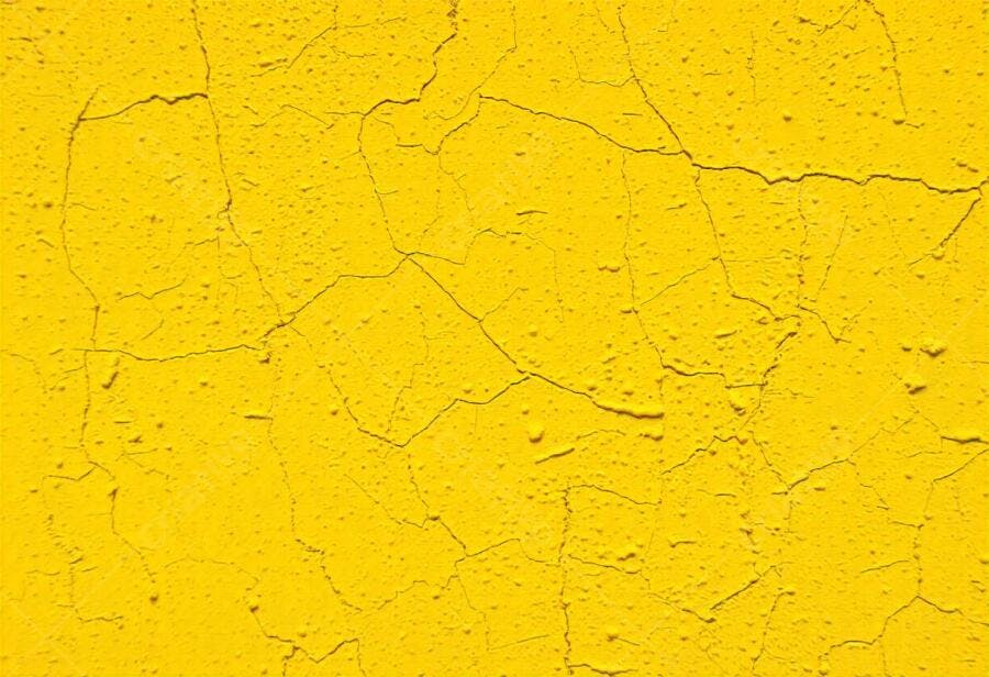 Textura Amarela Rachada Parede Abstrata Detalhe