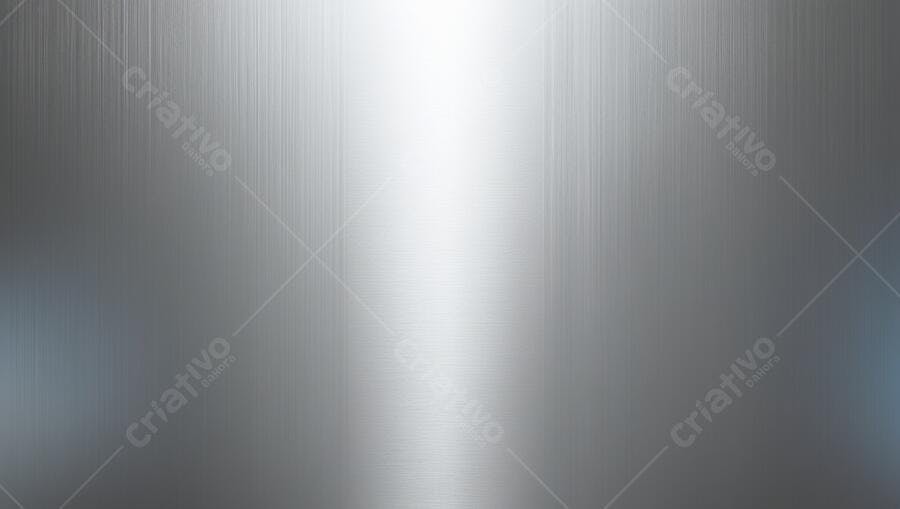 Textura Metal Escovado Fundo Cinza Prateado Brilhante