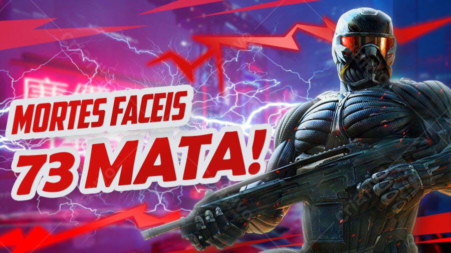 Capa Gamer FPS Mortes Fáceis 73 Mata PSD Editável
