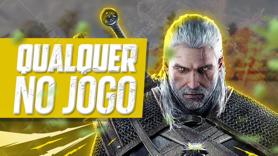 Capa YouTube Gamer The Witcher PSD Editável