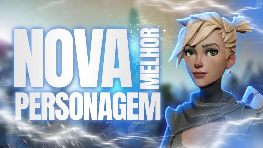Capa YouTube Nova Melhor Personagem Game PSD Editável