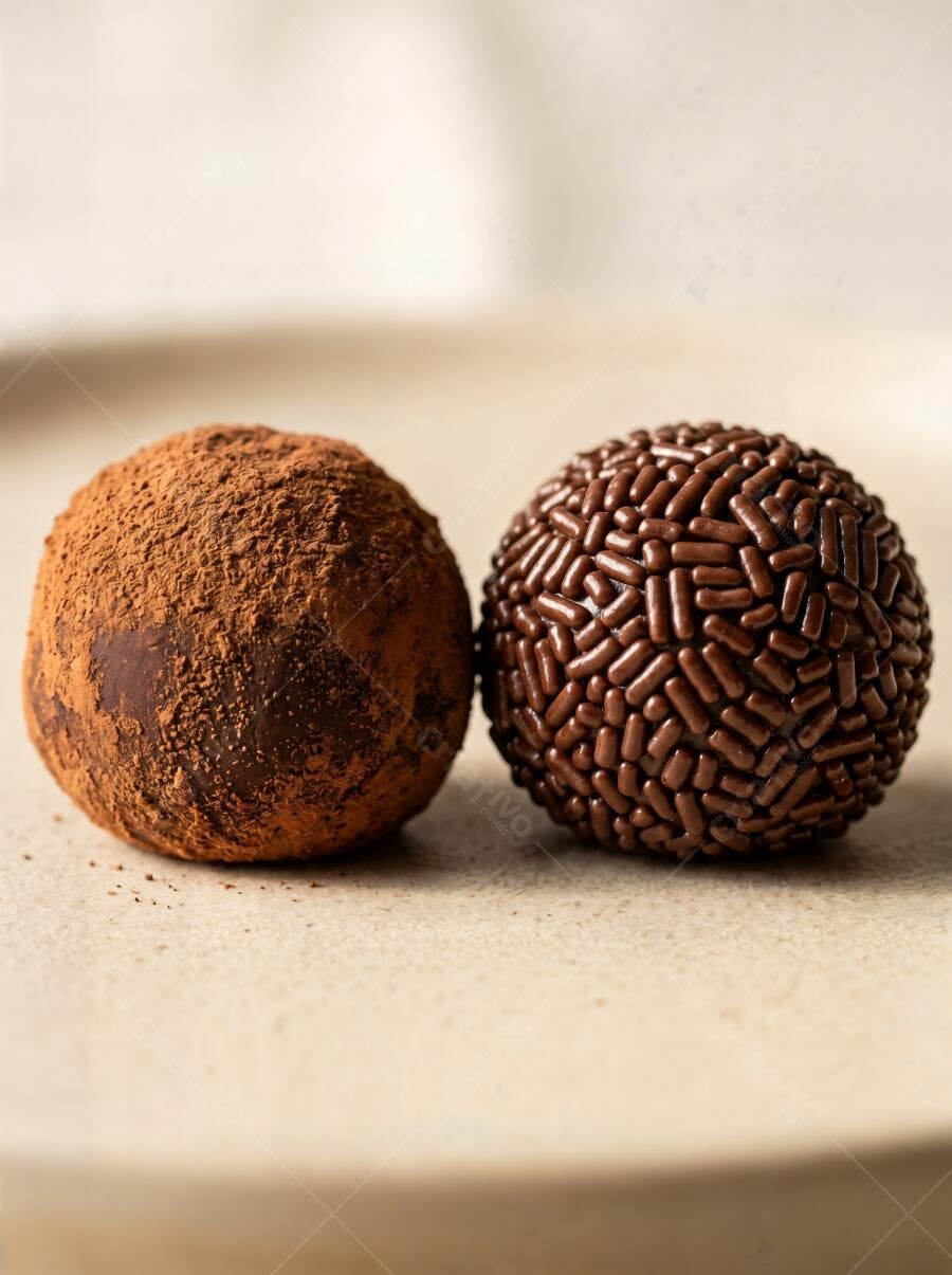 Foto Brigadeiro e Trufa de Chocolate Gourmet Doce Brasileiro
