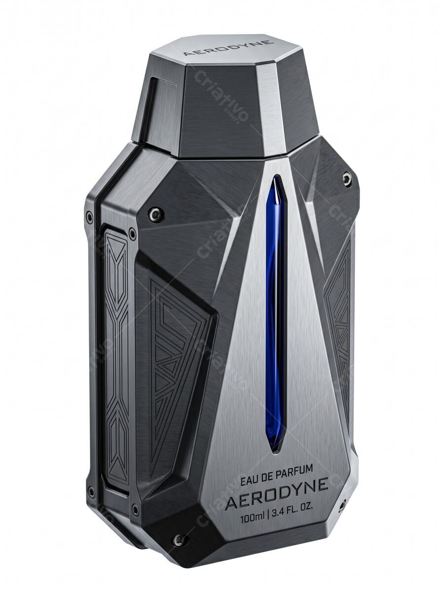 Foto Perfume Masculino Aerodyne Design Robusto Fundo Branco