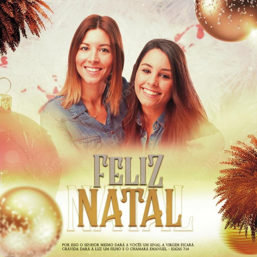 Post Instagram Feliz Natal Dezembro PSD Editável
