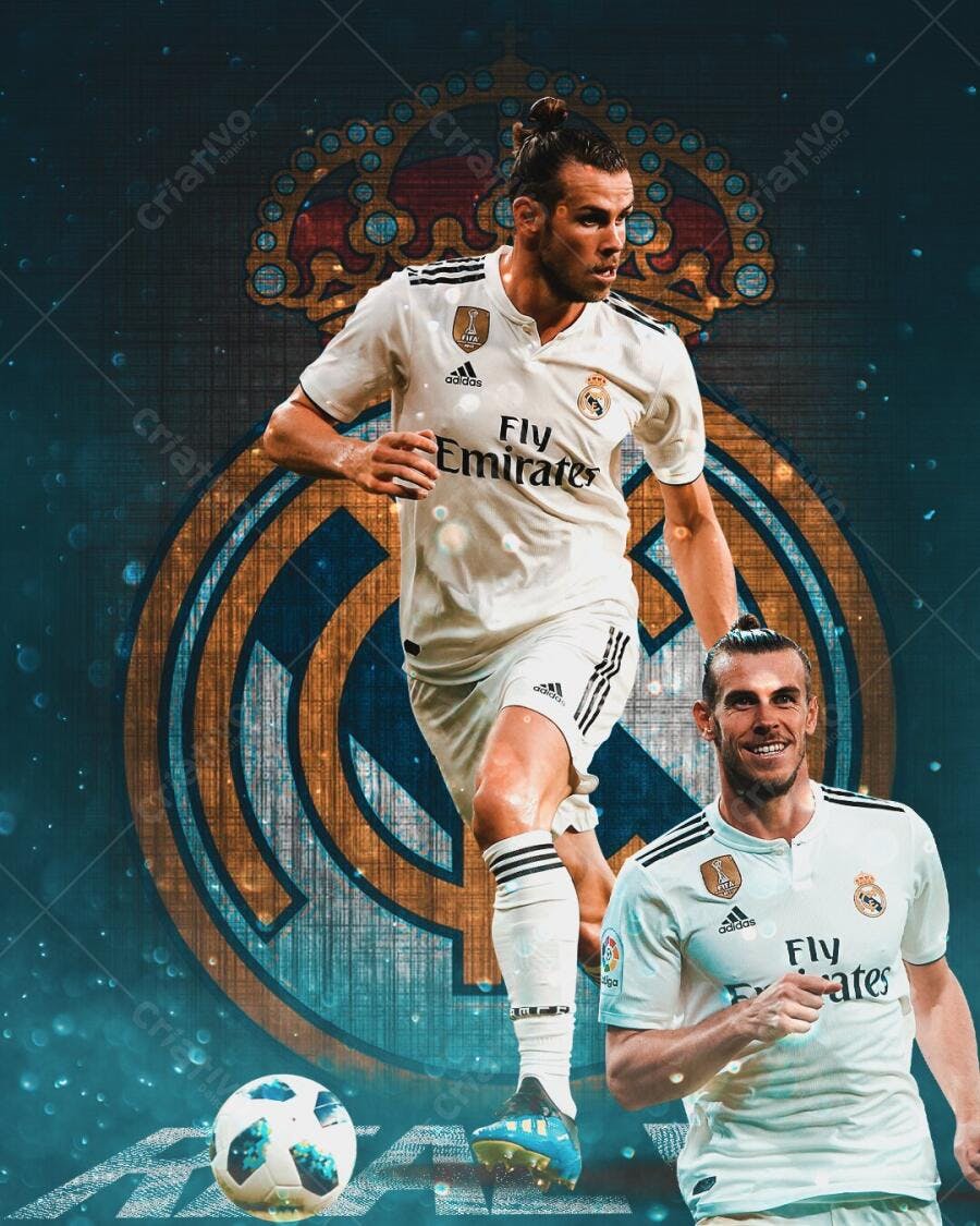 Post Social Media Futebol Real Madrid PSD Editável