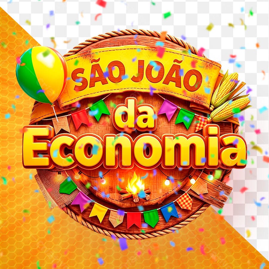 São João da Economia Festa Junina PSD Editável