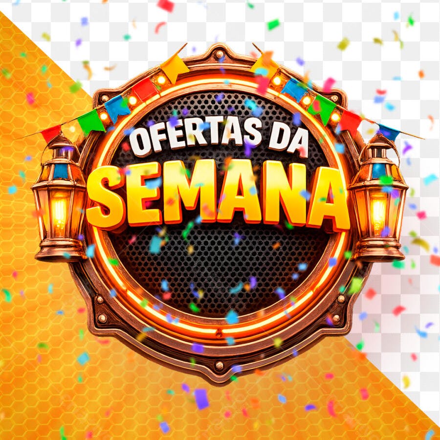 Selo Ofertas da Semana Promoção PSD Editável