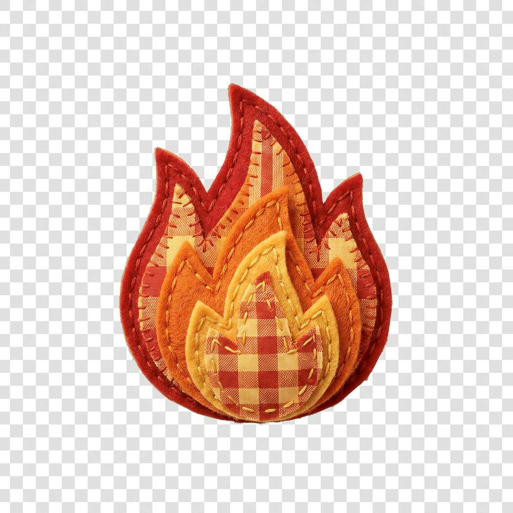 Clipart Fogueira Festa Junina Junho PNG Fundo Transparente
