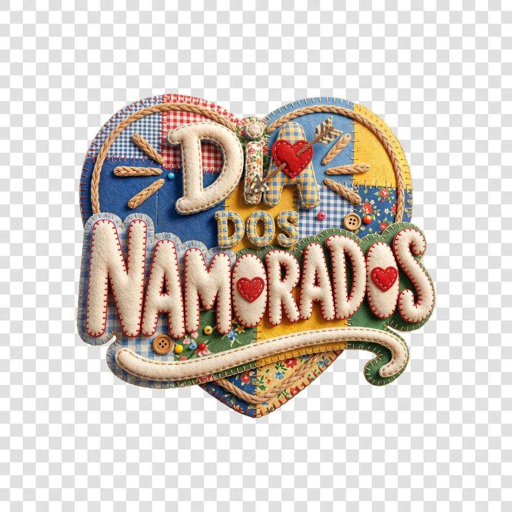 Elemento Decorativo Dia dos Namorados 12 Junho PNG Fundo Transparente