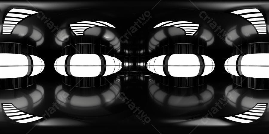 Foto Fundo Abstrato Preto Branco Iluminação Neon Futurista