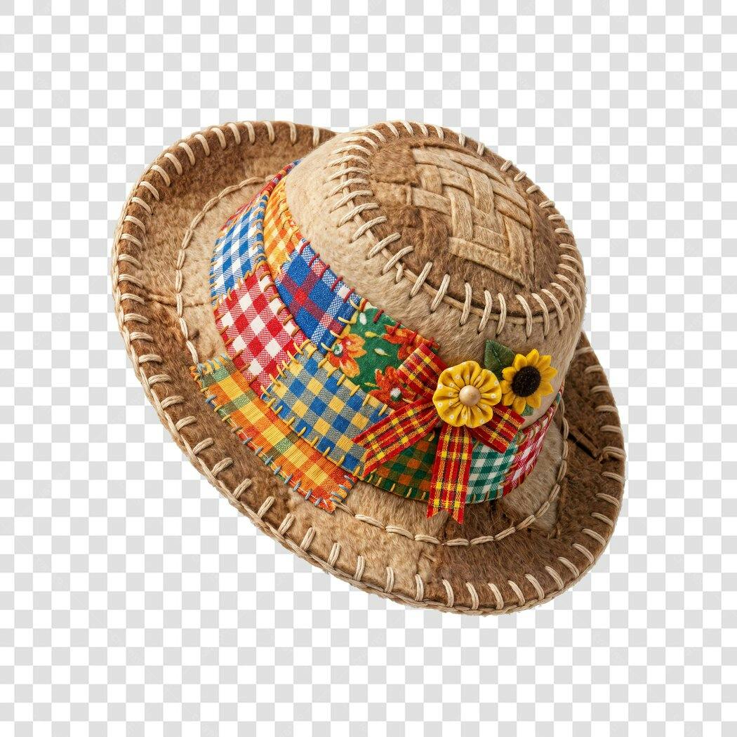 Foto Recortada Chapéu Festa Junina São João Junho PNG Fundo Transparente