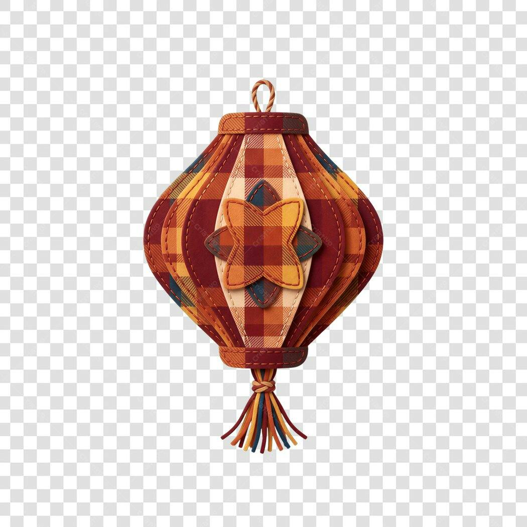 Ilustração Lanterna Festa Junina Arraial Junho PNG Fundo Transparente