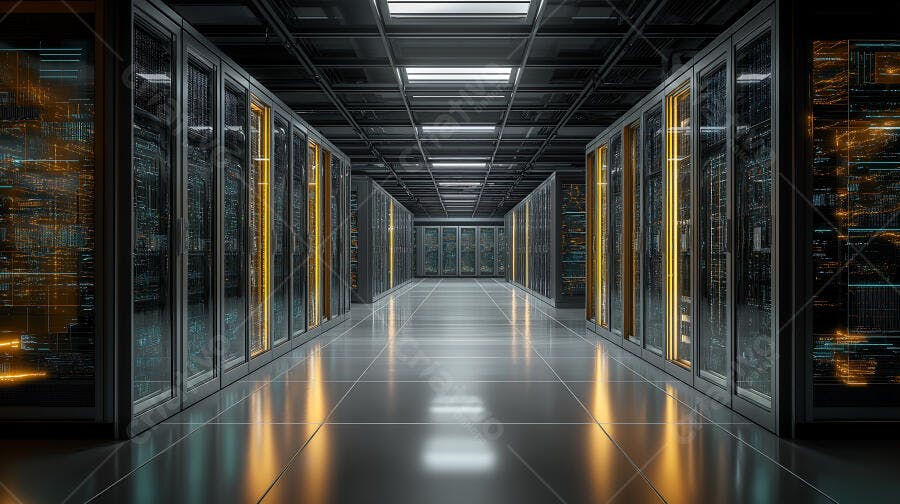 Foto Data Center Servidores Tecnologia Nuvem Digital