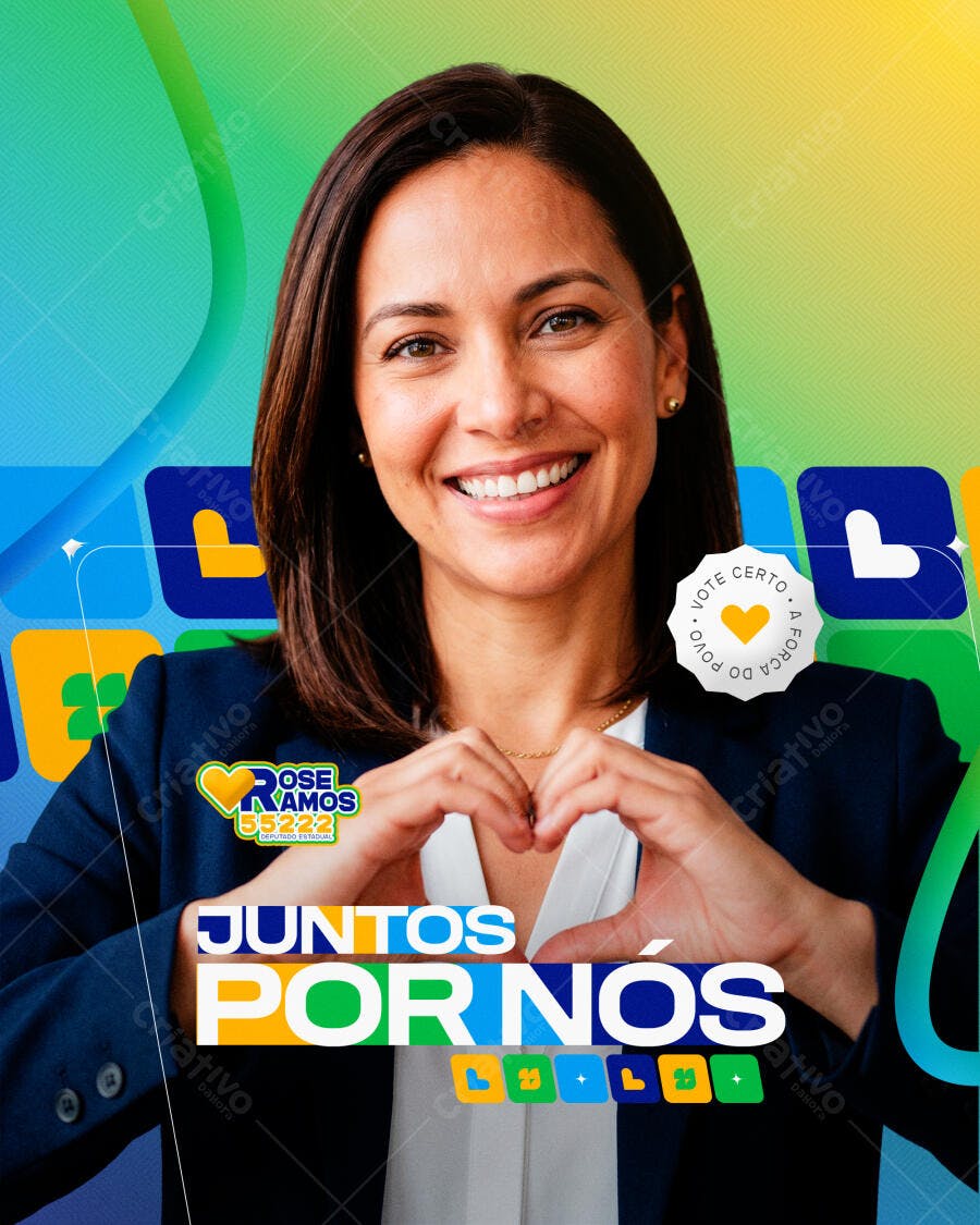 Post Campanha Política Eleições PSD Editável